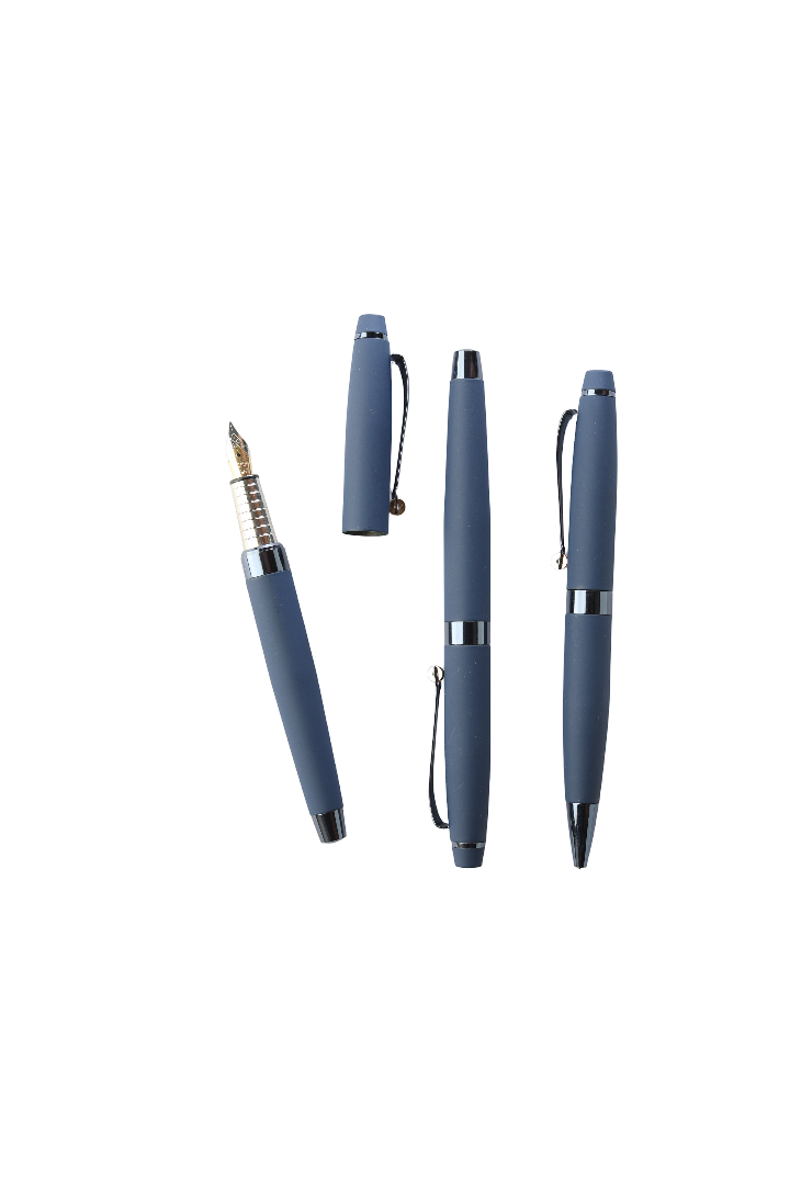Model No - 001 Soft Blue Metallic Tone Pens