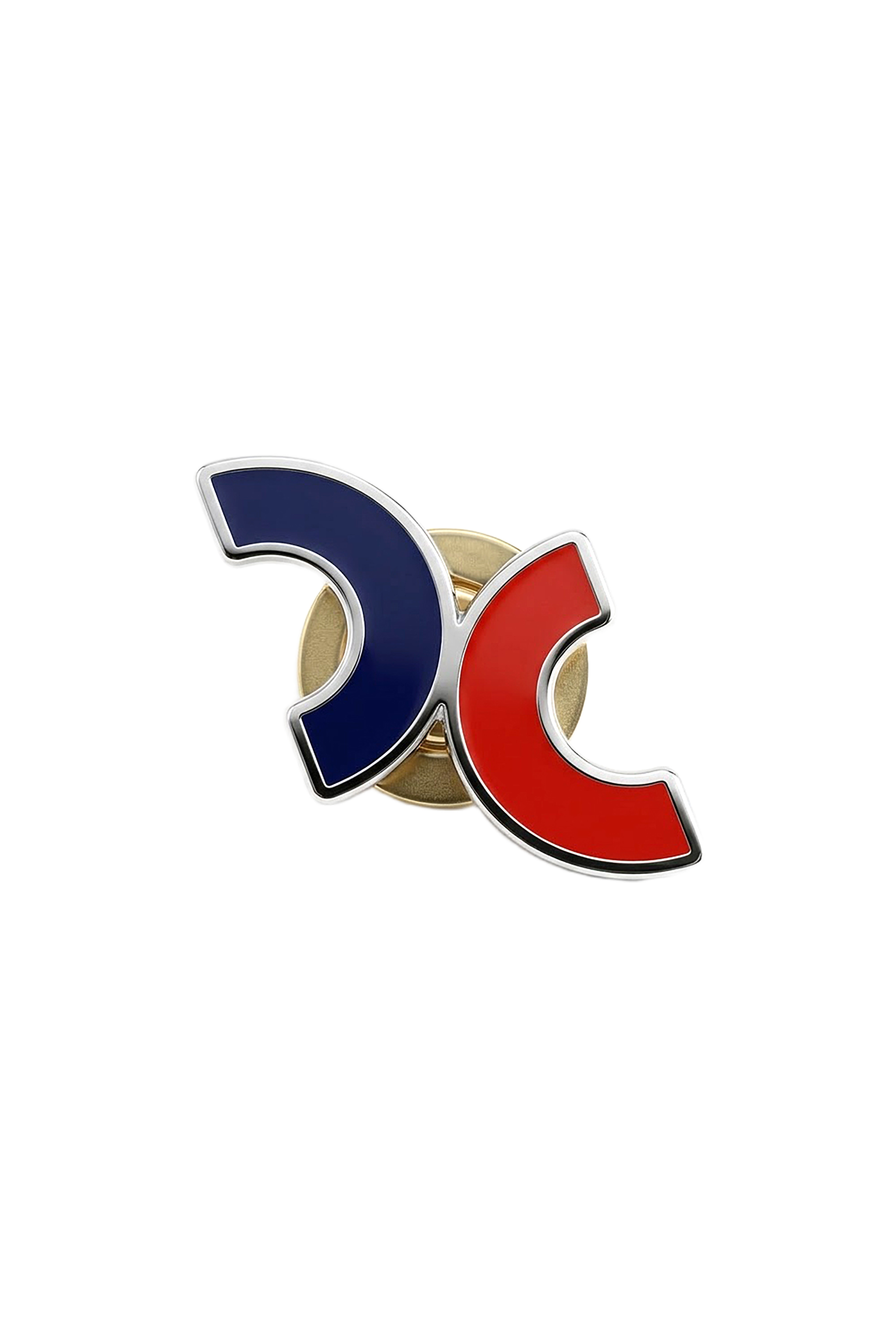 Die Cut Etched SS Enamel Lapel Pin